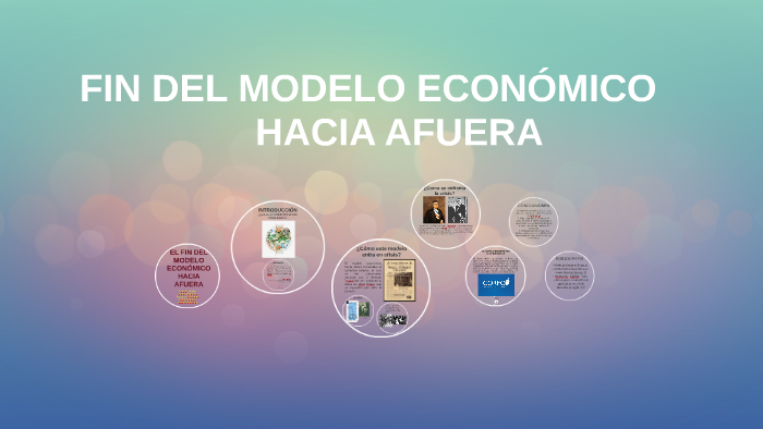 EL FIN DEL MODELO ECONOMICO HACIA AFUERA by Fabian Caro