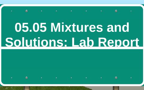 List of mixtures and solutions image