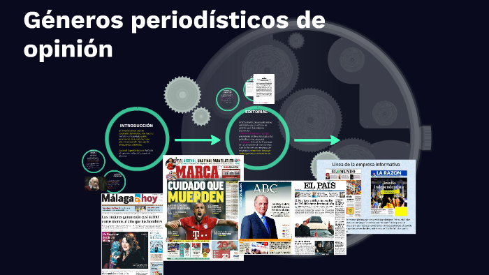 Géneros periodísticos de opinión by on Prezi