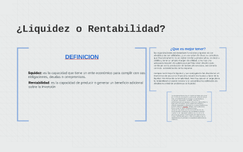 Liquidez o Rentabilidad? by JULIAN PORTELA on Prezi