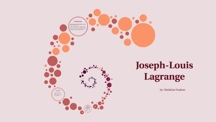 Joseph-Louis Lagrange by Madeline Hudson on Prezi