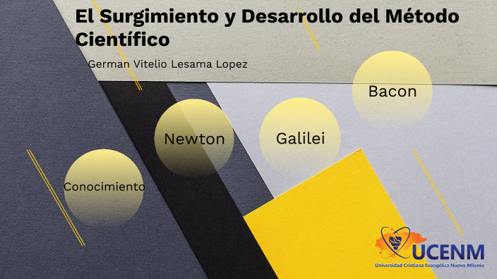 El Surgimiento y Desarrollo del Método Científico by German Lesama on Prezi