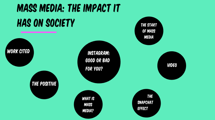 mass media influence on society
