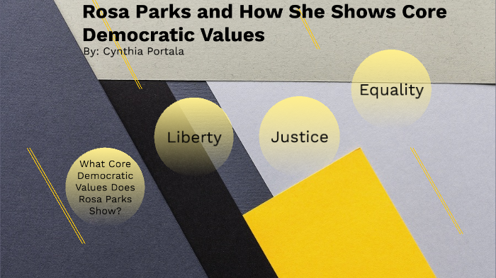 what are rosa parks values