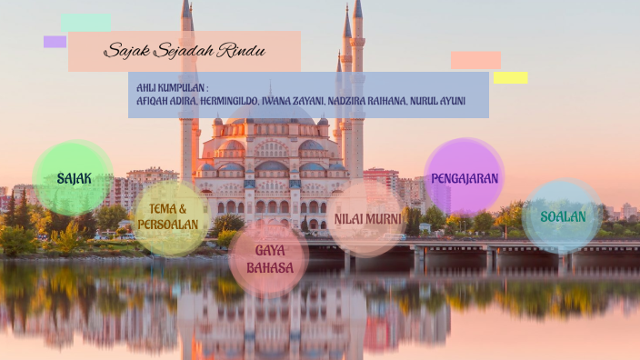 Sejadah Rindu SAJAK SEJADAH RINDU by iwana zayani on Prezi