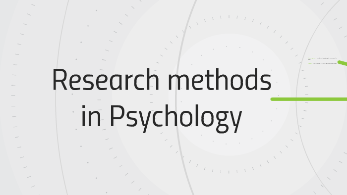 research methods in psychology chapter 3 quizlet