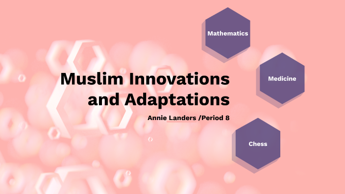 Muslim Innovations and Adaptations by Annabel Landers