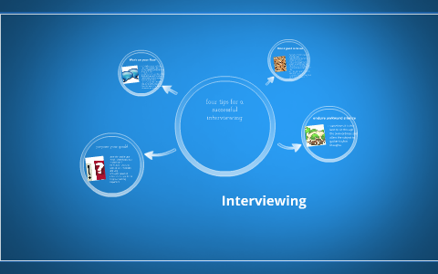 four tips for a successful interviewing by Claudia Anders on Prezi