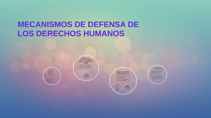 MECANISMOS DE DEFENSA DE LOS DERECHOS HUMANOS by Zully Moreno on Prezi