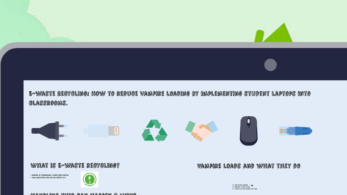 E-waste Recycling: How to reduce vampire loading by implemen by Jeffrey ...