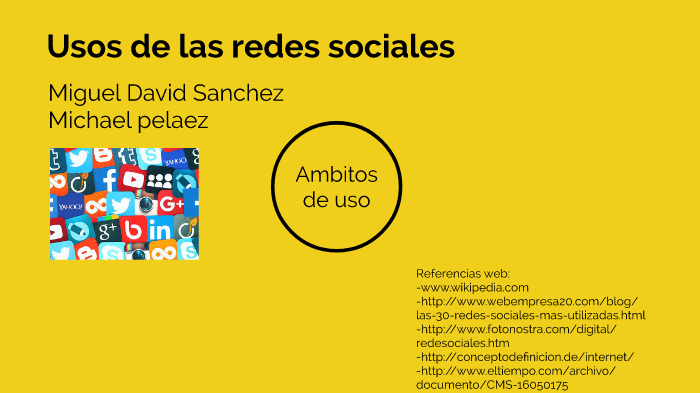 usos de las redes by Michael David Pelaez Rodriguez on Prezi