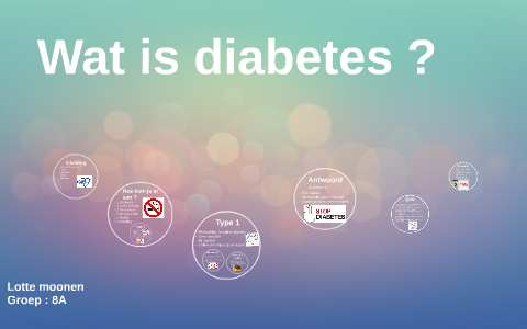 Wat is diabetes ? by lise moonen