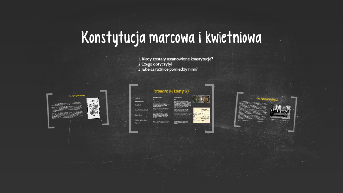 Konstytucja marcowa i kwietniowa by Marta Pierzgalska on Prezi