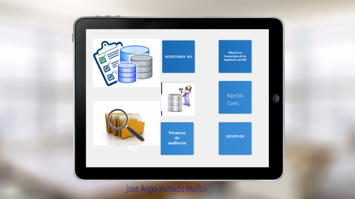 AUDITORIA DE BASE DE DATOS by jose angel hurtado huillca on Prezi