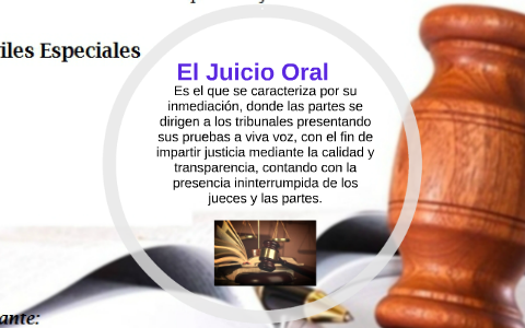 El Juicio Oral By Silvia Veronica Villarroel Godoy On Prezi