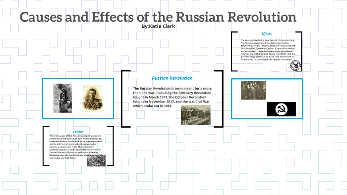 Causes And Effects Of The Russian Revolution By Katie Clark