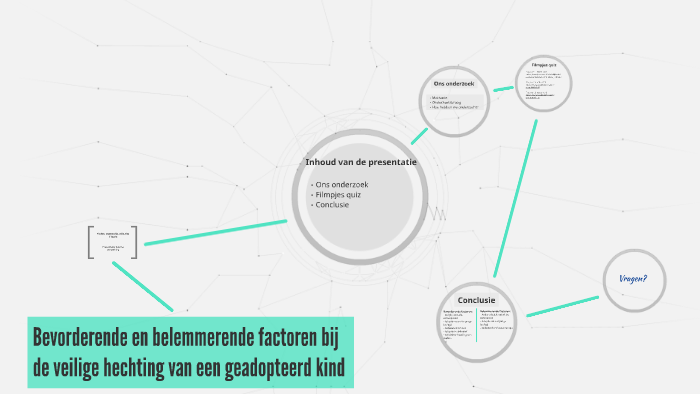Bevorderende en belemmerende factoren bij hechting van een g by Veerle