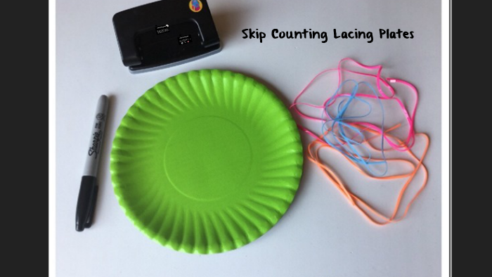 Skip Counting Lacing Plates by Morgan Craig-Williams