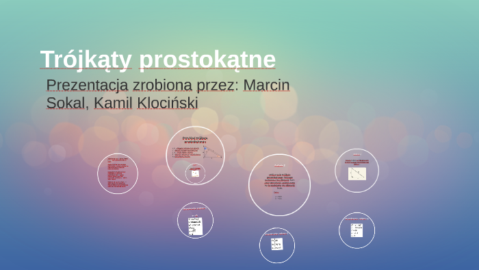 Trojkaty Prostokatne Gimnazjum Sprawdzian Gwo Trójkaty Prostokatne by Marcin Sokal on Prezi