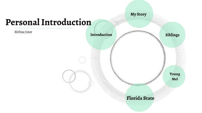 Personal Introduction Speech by Melissa Jones on Prezi