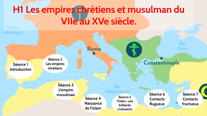 H1 Les empires chrétiens et musulman du VIIe au XVe siècle. by marc ...