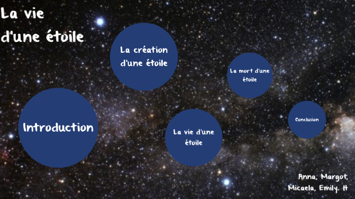 exposé étoile by Micaela G on Prezi