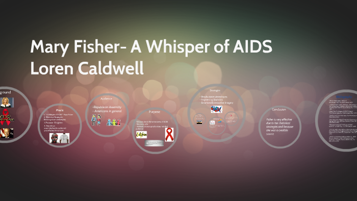 mary fisher a whisper of aids analysis