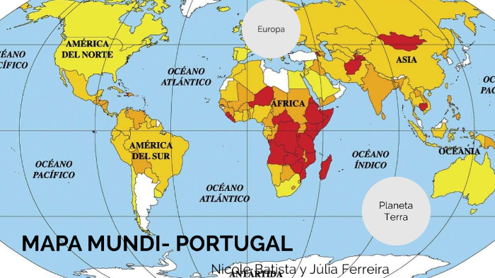 mapamundi, Busca España, Portugal, Francia, Italia, Rumania…