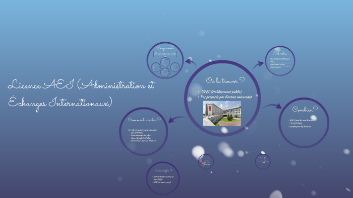 Licence AEI (Administration et Echanges Internationaux) by Gaëlle