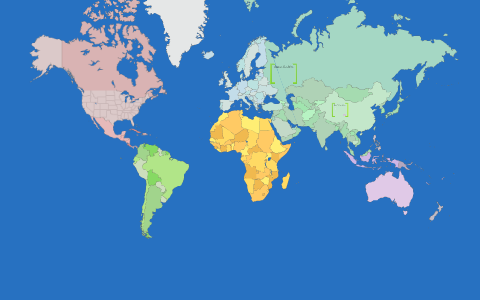 Blank World Map Template By Lauren Nastase On Prezi
