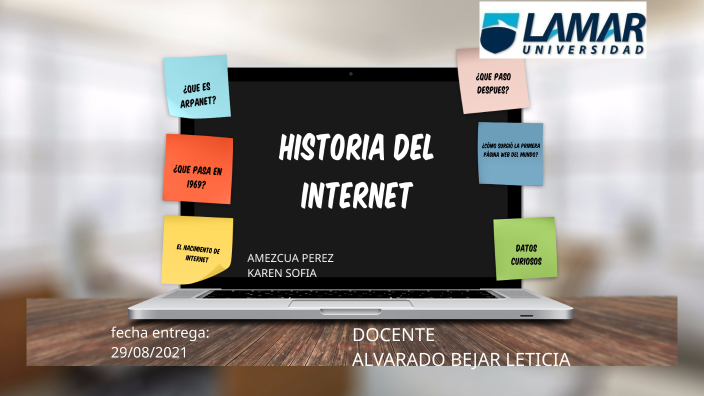 HISTORIA DEL INTERNET by amezcua perez sofiA on Prezi