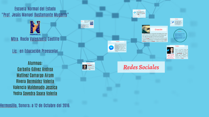 Redes Sociales by Valeria Rivera on Prezi