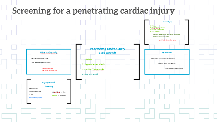 Screening for a penetrating cardiac injury by Rosa Bent on Prezi