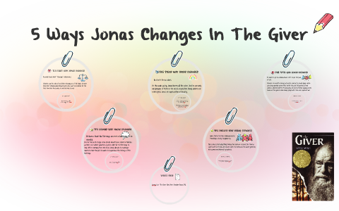 the giver essay how does jonas change