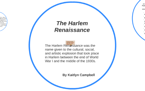The Harlem Renaissance by katy cam on Prezi