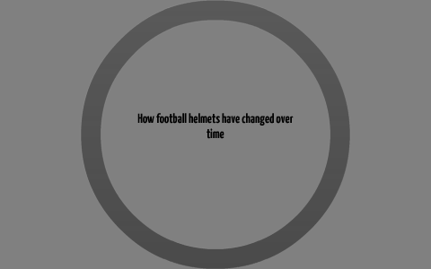 How football helmets have changed over time by Anthony Foster on Prezi