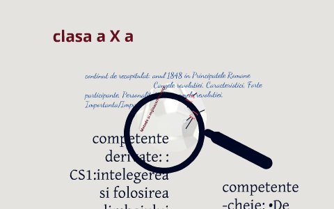 Proiect De Lectie De Recapitulare Istorie Clasa A X A By Prezi