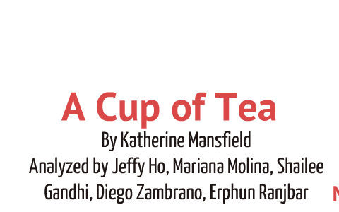 A Cup Of Tea By Mariana Molina
