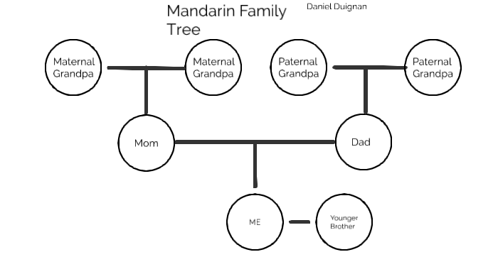 Mandarin Family Tree by Daniel Duignan