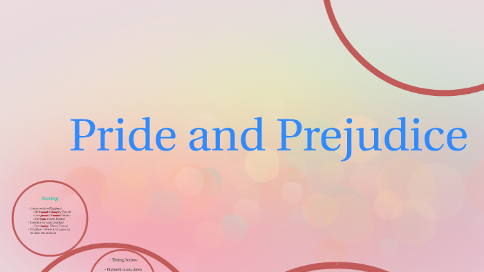 main conflict in pride and prejudice