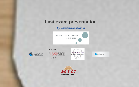Final exam presentation by Justinas Jasilionis on Prezi
