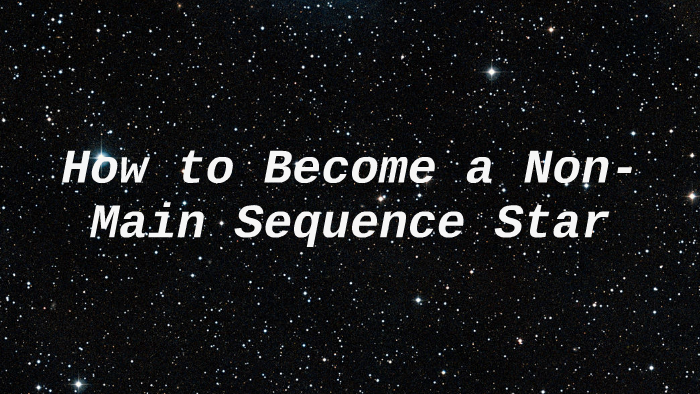 define main sequence star