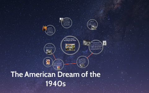 the american dream 1940s