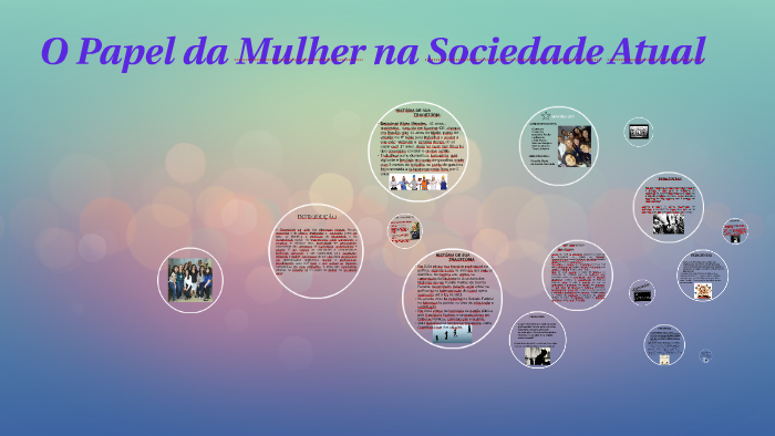 O Papel da Mulher na Sociedade Atual by Gardenia Rocha Alves on Prezi
