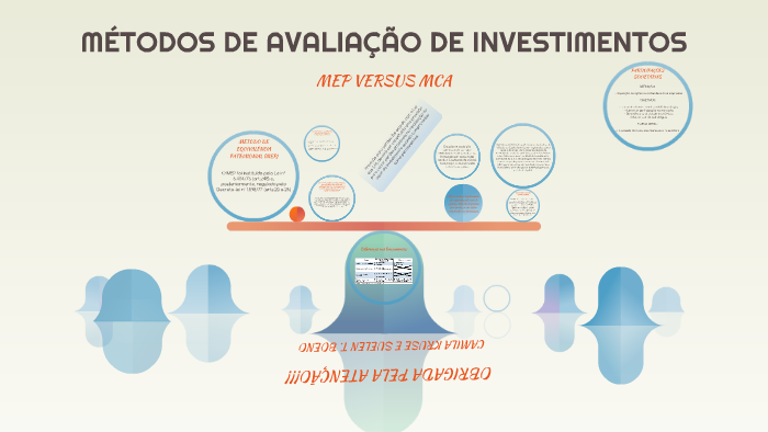 MÉTODOS DE AVALIAÇÃO DE INVESTIMENTOS by Suelen Turatti on Prezi