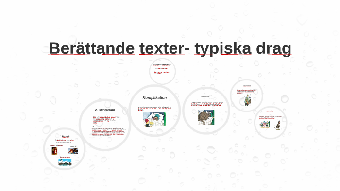 Berättande texter- typiska drag by Lärare Josefine Strömberg on Prezi