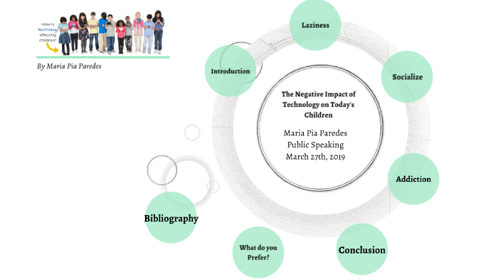 The Negative Impact of Technology on Today's Children by Pia Paredes on ...