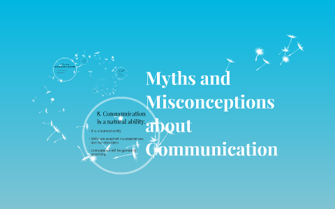 misconception about communication essay