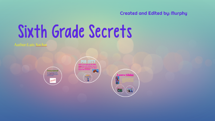 Sixth Grade Secrets visual data 8