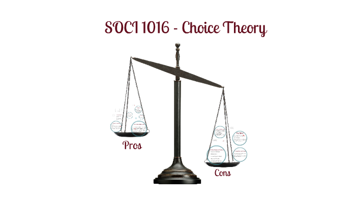 research paper on choice theory